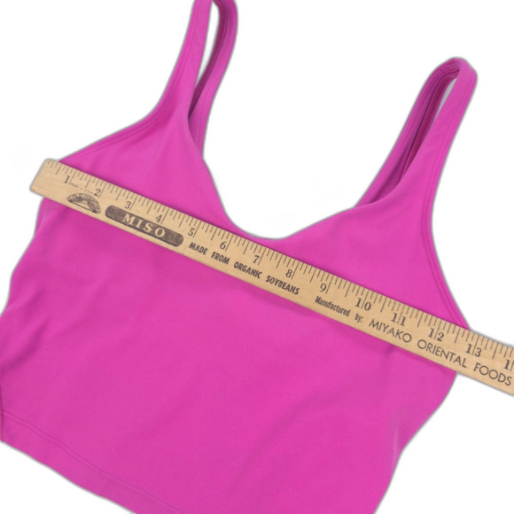 LULULEMON Align Tank Top Sonic Pink Yoga Bra Athleisure Gym Sporty Training 4 - Picture 3 of 6